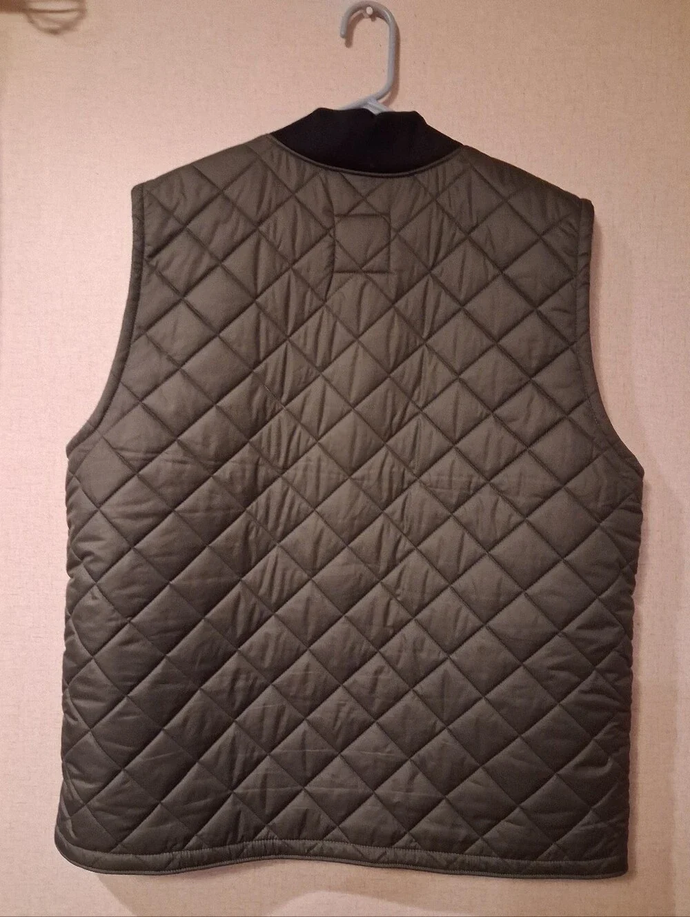 The North Face Cuchillo Insulated Men's Quilted Olive Vest - Dark Green Sz XL